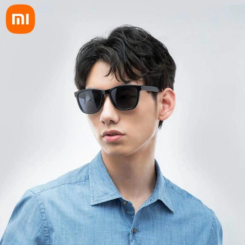 1-5pcs Xiaomi Mijia Classic Square Sunglasses TAC Polarized Lenses Glasses Retro Light Frame Screwless UV Protection Driver - Twin suppliers 