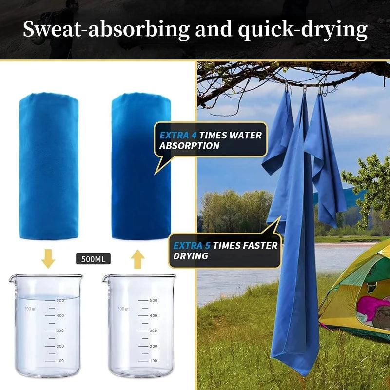 1 PC Sports Microfiber Quick Dry Pocket Towel - Twin suppliers 