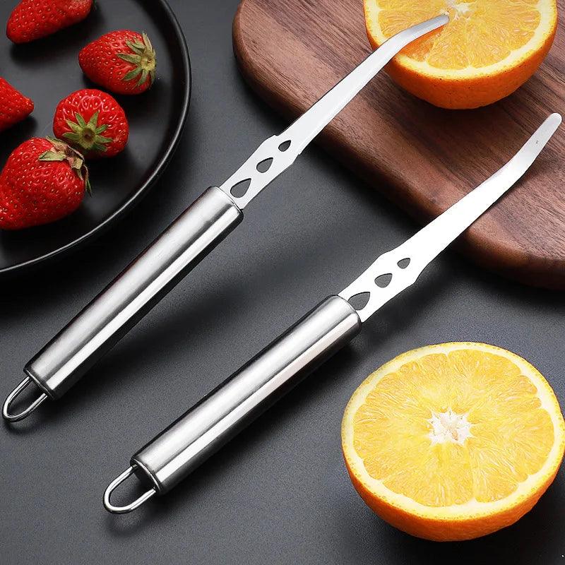 1 PC Stainless Steel Orange Peeler Manual Lemon Fruits Citrus Cutter Practical Peeling Knife Kitchen Vegetable Tools Gadgets - Twin suppliers 