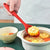 1 Pcs Long Handle Silicone Spoon Universal Heat Resistant Solid Color Easy to Clean Cooking Spoon Food Grade Kitchen Tool - Twinsupliers