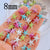 100Pcs New Cute Resin 8mm Cartoon Small Starfish Series Flat Back Fit Phone Deco Parts Embellishments for Hair Bows Accessories - Twinsupliers