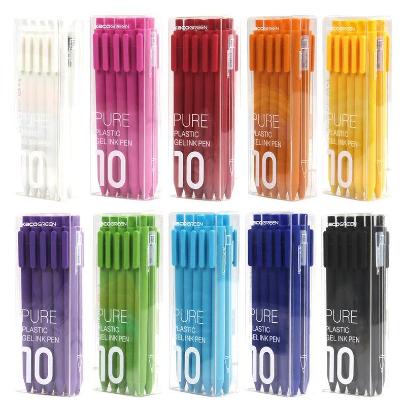 10pc Original Xiaomi Mijia Kaco Pen 0.5mm Gel Pen Signing Pen Core Durable Signing Pen Refill Smooth Writing Stationery Supplies - Twin suppliers 