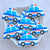 10Pcs New Cute Resin Rocket Aircraft Transportation Flat Back Fit Phone Deco Parts Embellishments For Hair Bows Accessories - Twinsupliers