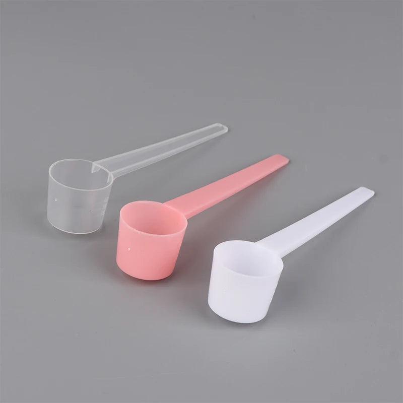 10Pcs Reusable 5g Spoon Plastic Measuring Scoop PP Measure Spoon Milk Coffee Teaspoon Milk Powder Kitchen - Twinsupliers