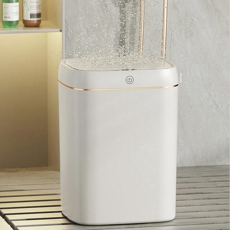 11L/13L Smart Trash Can for bathroom Trash Can Kitchen Garbage Bin For Waterproof Bedroom Living Room Sensor Wastebasket 음식물쓰레기통 - Twin suppliers 