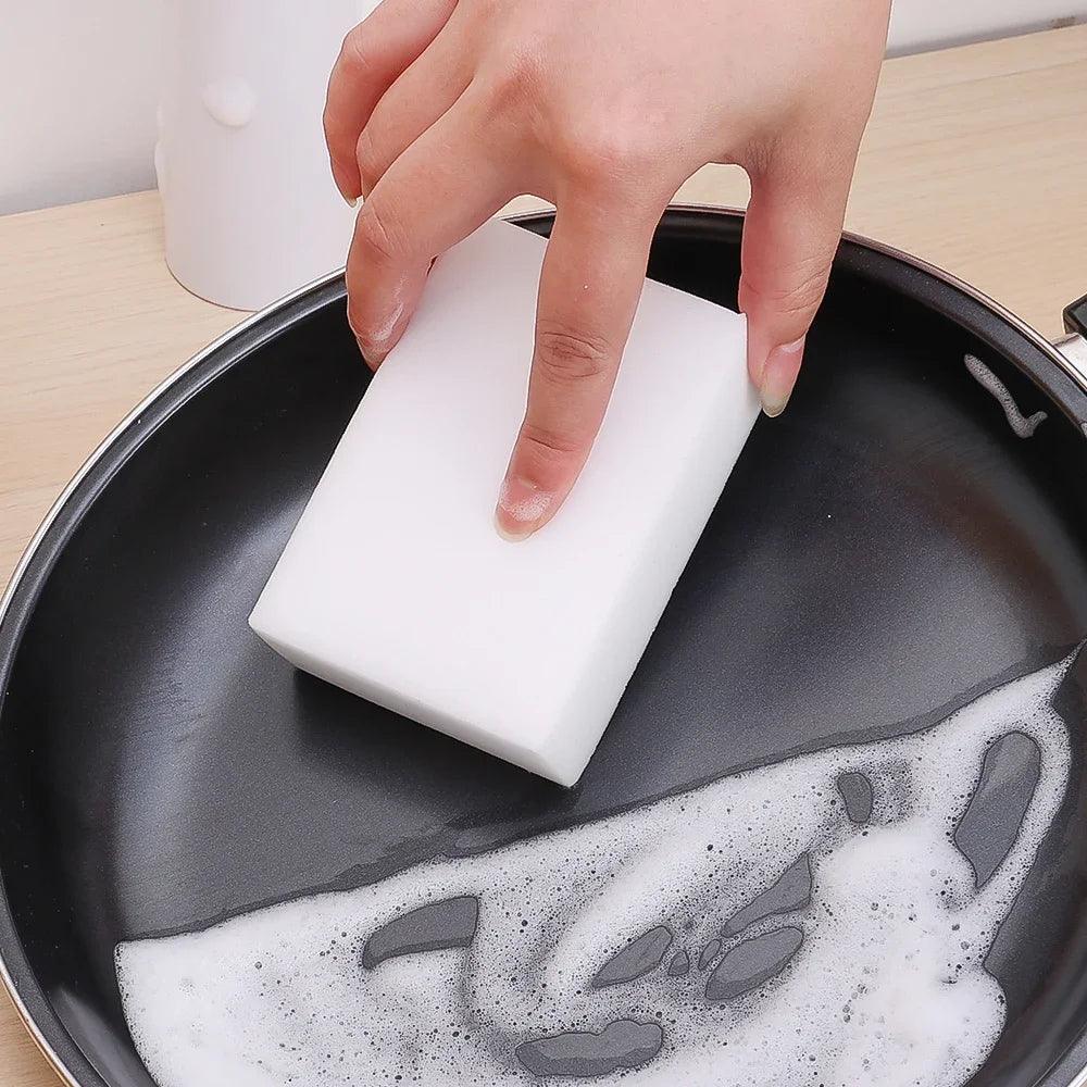 12/1Pcs Magic Sponge Cleaner Multi-functional Melamine Cleaning Sponges For Kitchen Dish Pot Household Bathroom Cleaning Tools - Twin suppliers 