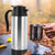 12V/24V Electric Heating Cup Kettle Stainless Steel Water Heater Bottle for Tea Coffee Drinking Travel Car Truck Kettle 750ML - Twinsupliers