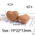 14Pcs Kawaii Resin 3D Macaroon Miniature Heart Cabochon Art Supply DIY Earring Craft Decoration Homemade Gift Phone Deco - Twinsupliers