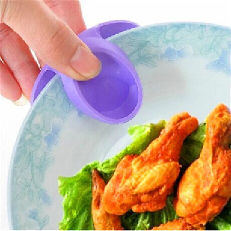 1PC Microwave Oven Mitts Silicone Holder for Convenient Heat Insulated Glove Finger Nonslip Clips Kitchen Accessories Cook Tools - Twin suppliers 