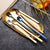 1PC Square-Headed Teaspoon Long Handle 304 Stainless Steel Coffee Stirring Spoons Dessert Ice Cream Mini Scoop Kitchen Tableware - Twinsupliers