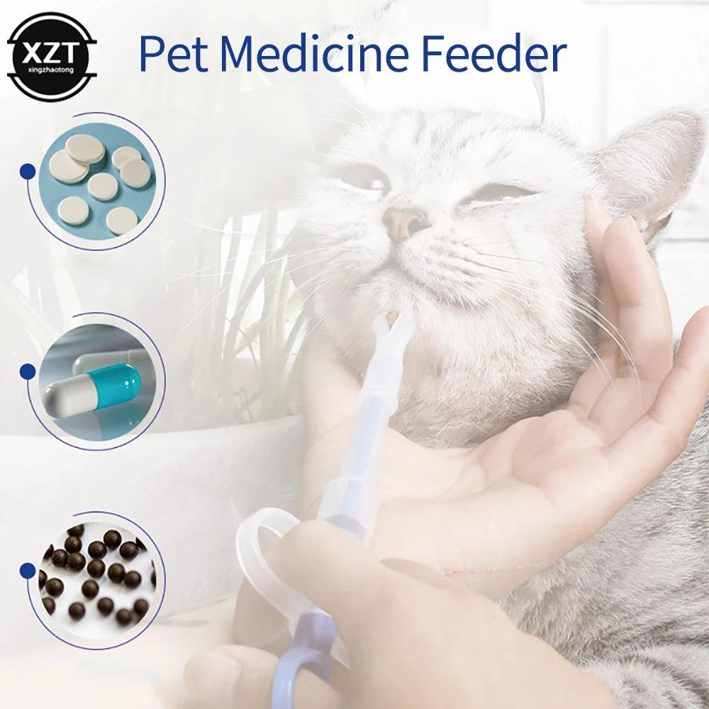 1pcs Pet Syringe Cat Tablet Pill Gun Pill Pusher Medicine Buffalo Milk Syringe Dog Cat Tube Feeder Tool Dog Accessories - Twin suppliers 