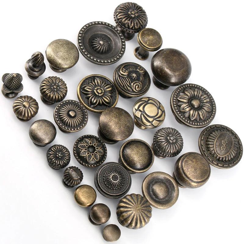 1x Antique Bronze kitchen cabinet drawer knobs dresser cupboard wardrobe furniture Pulls Handle Wooden Box Jewelry Box knobs - Twinsupliers