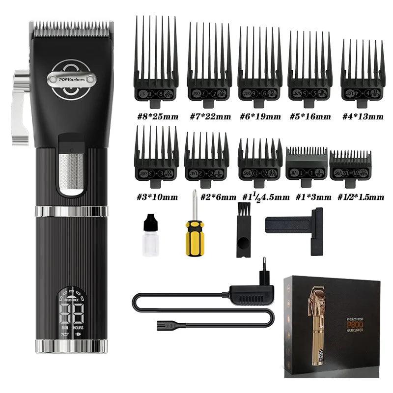 2023 High power Professional Hair Clippers Powerful Electric Haircuting Machine Trimmer Styling Tools Grooming Clipper Barber - Twinsupliers