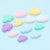 20Pcs New Cute Cloud Flat back Resin Cabochon Scrapbooking For Phone Deco Parts DIY Hair Bows Clips Making Accessories - Twinsupliers