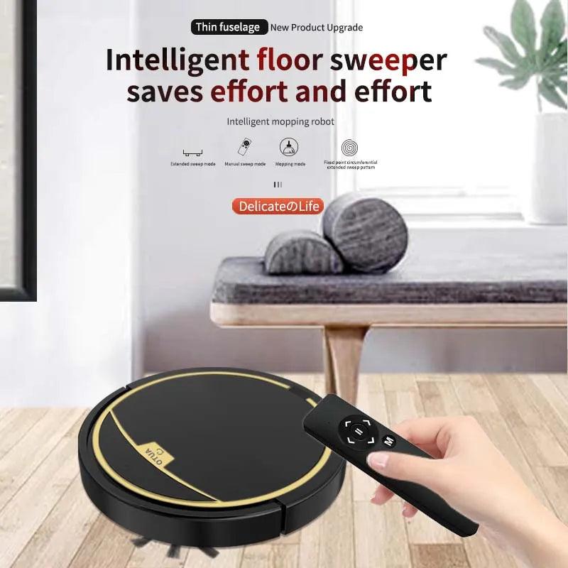 2800PA Smart Robot Vacuum Cleaner APP Remote Control Wireless Sweeping Robot Floor Sweeping Wet Dry Vacuum Cleaner For Home - Twinsupliers