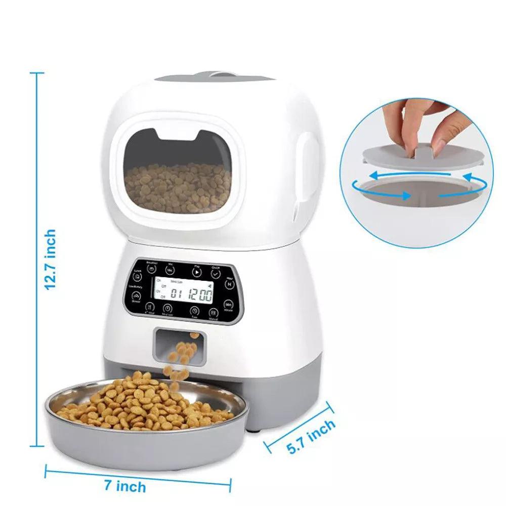 3.5L Automatic Pet Feeder Smart Food Dispenser - Twin suppliers 