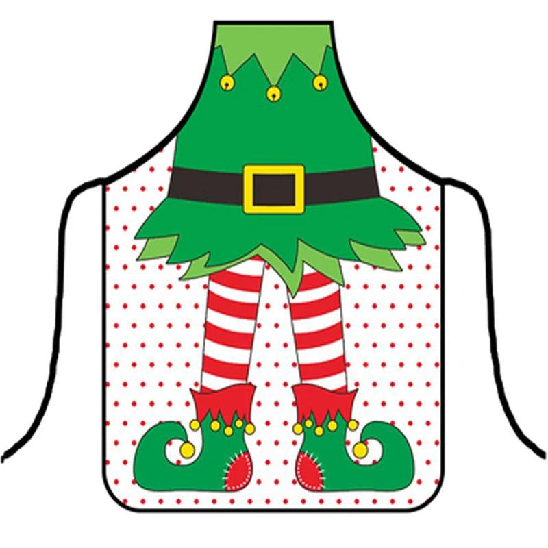 3D Christmas Clown Funny Apron Apron Women Aprons Dinner Party Cooking Apron Adult Cozinha Tablier Cuisine Pinafore WQ303 - Twinsupliers