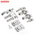 4PC NAIERDI-J105 Cabinet Box Locks Spring Loaded Latch Catch Toggle 27*63 Iron Hasps For Sliding Door Window Furniture Hardware - Twinsupliers