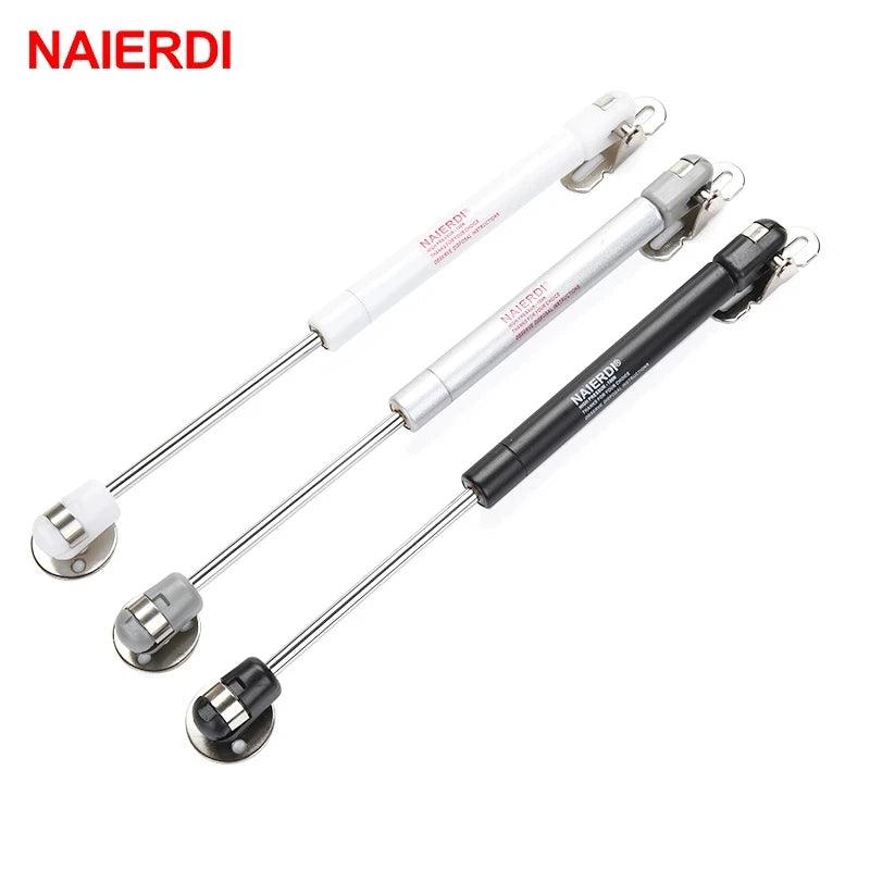 4PCS NAIERDI Cabinet Door Gas Spring Hinges 6-15KG Kitchen Cupboard Hydraulic Hinge Strut Lid Support Box Furniture Hardware - Twinsupliers