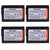 4X 2000mAh NP-FW50 NP FW50 Battery + LED USB Dual Charger for Sony A6000 A6400 A6300 A6500 A7 A7II A7RII A7SII A7S A7S2 A7R - Twin suppliers 