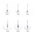 50pcs/lot Stainless Steel Blank Post Earring Studs Pins Silver Color Flat Round Tray Base 3mm 5mm 6mm 8mm Ear Jewelry Findings - Twin suppliers 