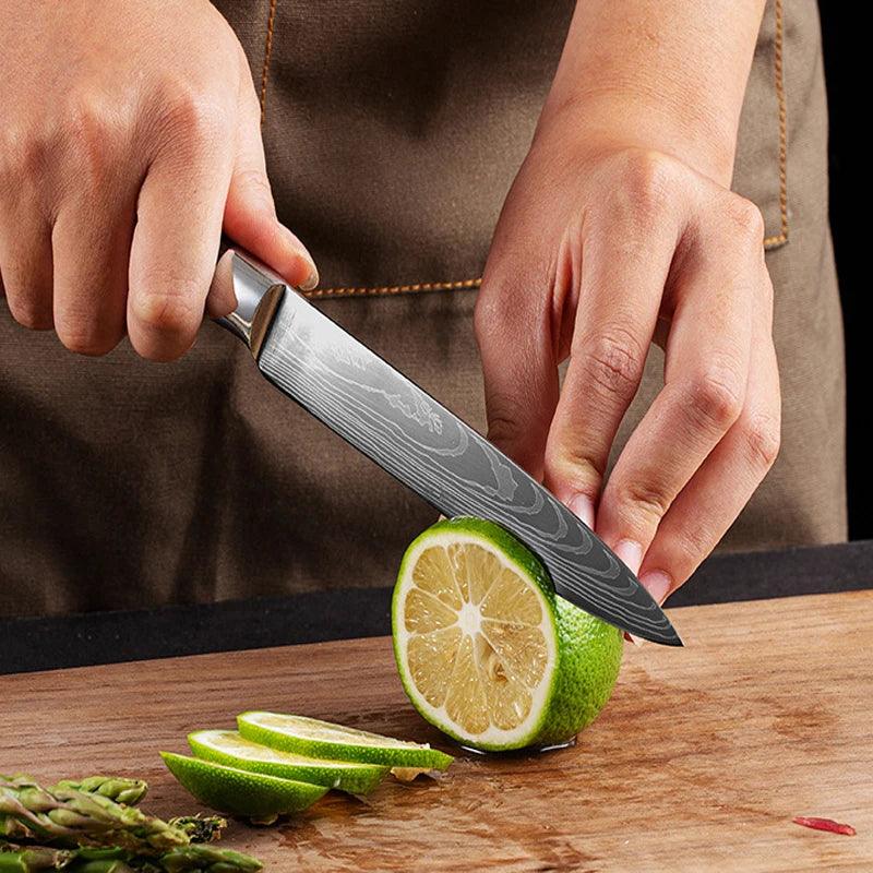 5inch Kitchen Knife Boning Knife Fruit Knife Sharp Damascus steel Chef Knives Cooking Knife Meat Cutting Kitchen Accessories - Twinsupliers