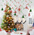 6pcs/set Christmas Spiral Hanging Deco Mini Christmas Tree Banner Snowflake Swirl Ceiling Deco For New Year Xmas Party Ornaments - Twinsupliers