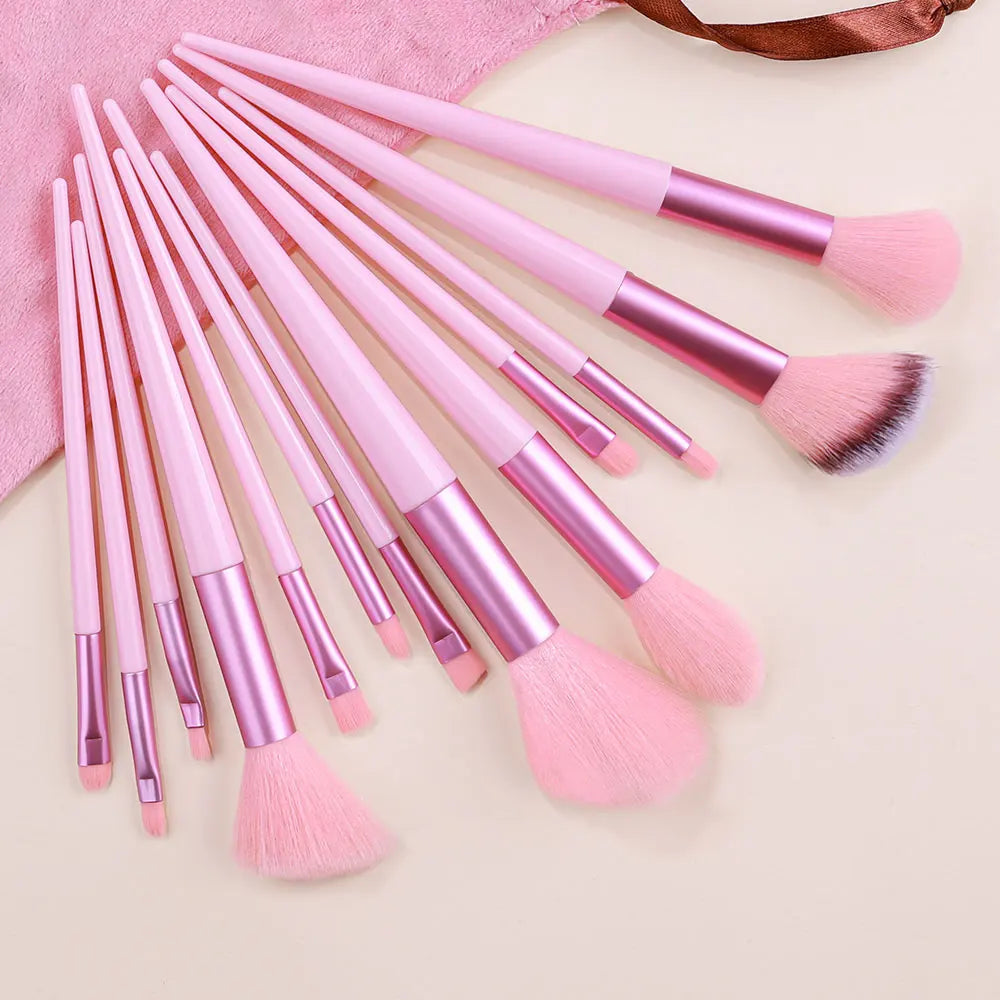 New 13PCS Makeup Brushes Set Super soft detail brush Blush Brush Foundation Concealer Contour Eyeshadow Brush Women Beauty Tools