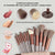 8/13PCS Makeup Brushes Set Fluffy Soft  for Beauty Cosmetics Foundation Blush Eyeshadow Kabuki Blending Makeup Brush Tools