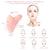 Natural Rose Jade Gua Sha Gouache Scraper Massager for Face Body Facial Skin Lifting Wrinkle Remove Beauty SPA Care Tools