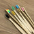 10/12PCS Colorful Toothbrush Natural Bamboo Tooth brush Set Soft Bristle Charcoal Teeth Eco Bamboo Toothbrushes Dental Oral Care