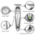 Original Kemei Full Metal Professional Hair Trimmer For Men Lithium Beard Trimmer Electric Barber Clipper Hair Cutting Machine