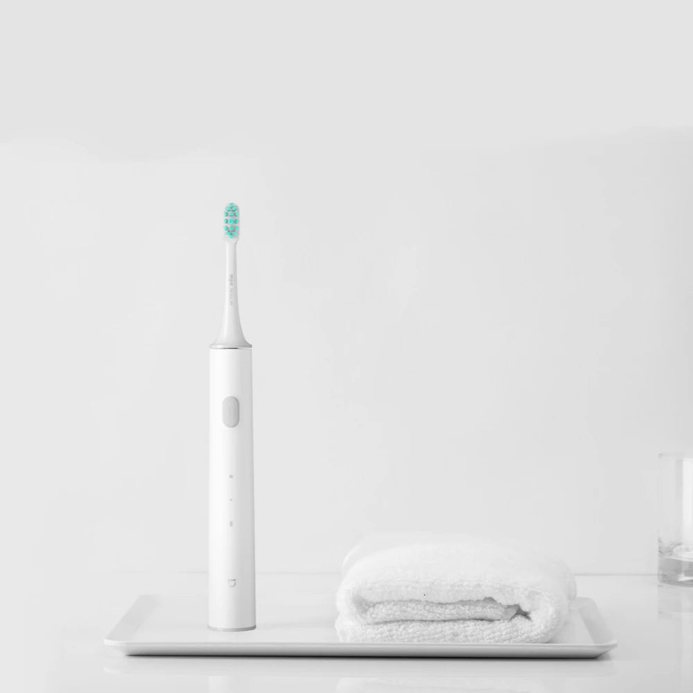 ORIGINAL XIAOMI MIJIA Sonic Electric Toothbrush T300 Rechargeable Waterproof Tooth Brush Adult Smart Ultrasonic Teeth Brush Soft