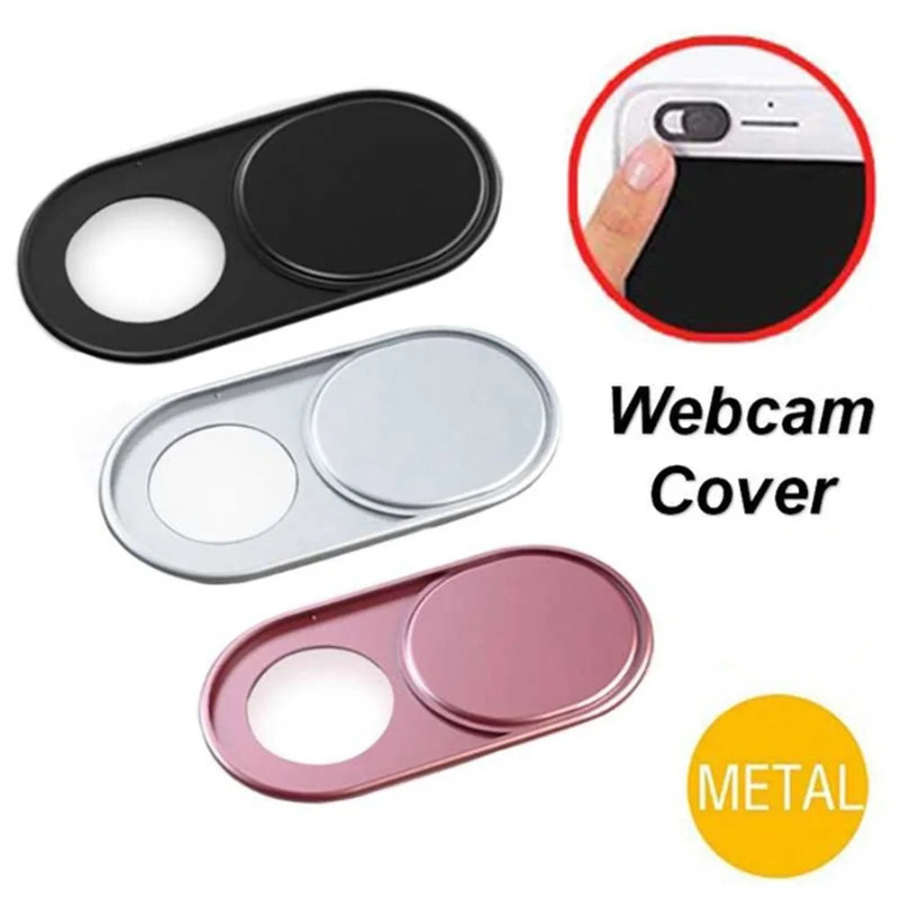 Metal Webcam Cover Camera Magnet Slider Shutter Privacy Protect Sticker for Laptop Tablet Phone Ultra Thin Privacy Sticker