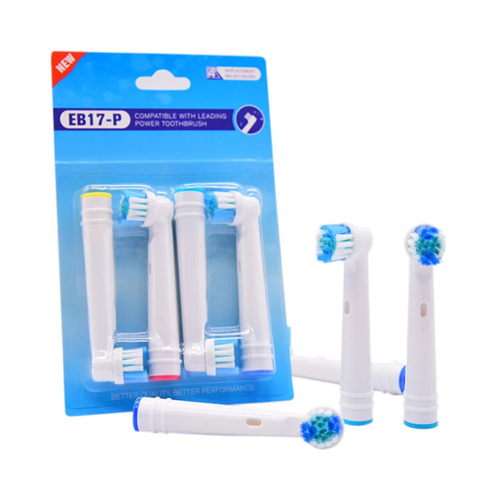 Universal 4Pcs/lot Electric Replacement Toothbrush Heads For Electric Tooth Brush Hygiene Care Clean