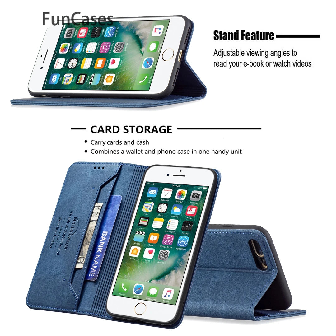 Cool Cellular Phone Covers For estojo Apple iPhone 7 Plus Stands Feature Phone Pouch Case sFor Apple iPhone telefon 8 Plus pone