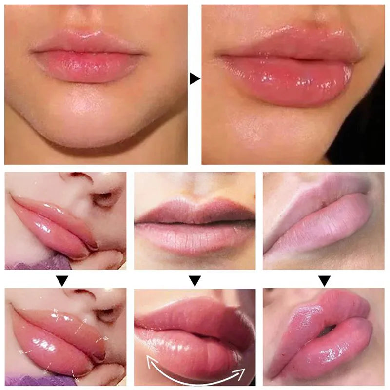 Instant Volumising Lip Plumper Repair Reduce Lip Fine Lines Plump Oil Long Lasting Nourish Care Lip Oil Sexy Beauty Lip Care