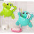 1PC Lovely Cartoon Gecko Model Toothbrush Toothpaste Holder Bathroom Sets 4 Suction Hooks Tooth Brush Container