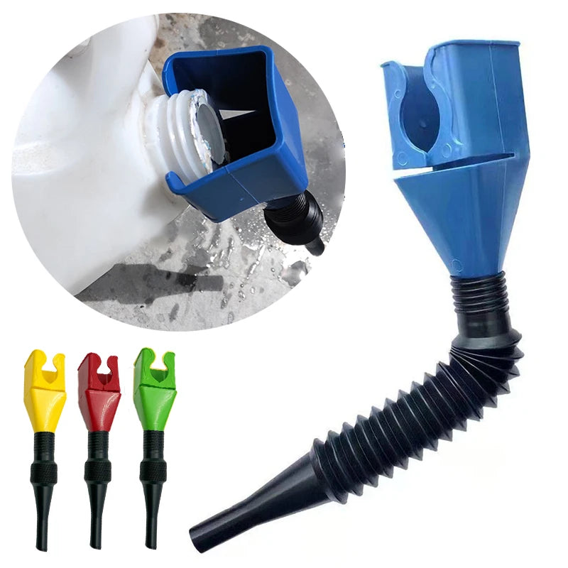 Car Motorcycle Refueling Gasoline Funnel Plastic Refueling Gasoline Engine Oil Funnel Filter Fluid Change Filling Transfer Tool