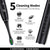 Sarmocare S700 Pro Sonic Electric Toothbrush 5 Mode Tooth Brush Ultrasonic Automatic Toothbrush Rechargeable Adult Waterproof