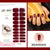 Christmas Series Semi Cured Gel Nail Stickers for UV Lamp Self-Adhesive Girl Beauty Nails Wraps Harden in UV Lamp