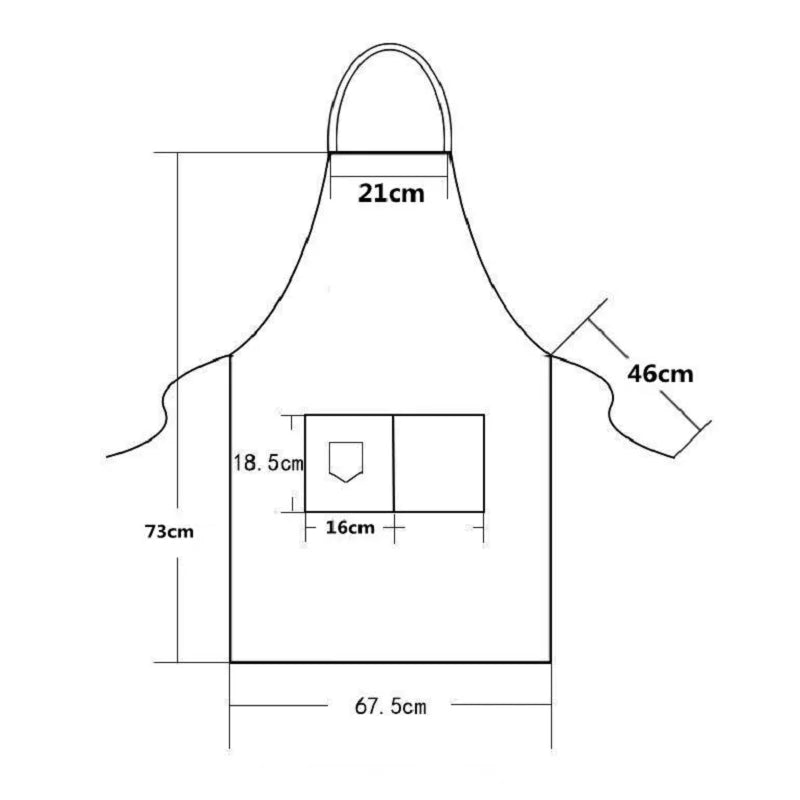 Comfortable Thin Kitchen Aprons for Woman Men Chef Work Apron for Grill Restaurant Bar Shop Cafes Beauty Nails Studios Uniform