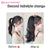 BEAUTYENTER Synthetic Long Curly Hair Band With Grab Clip Ponytail Wig Curly Hair False Ponytail Fluffy Hair Can Be Braided