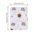 Elinfant 120x110cm Bamboo Cotton Baby Muslin Swaddle Blanket Cute Soft Print Baby Towel Wrap