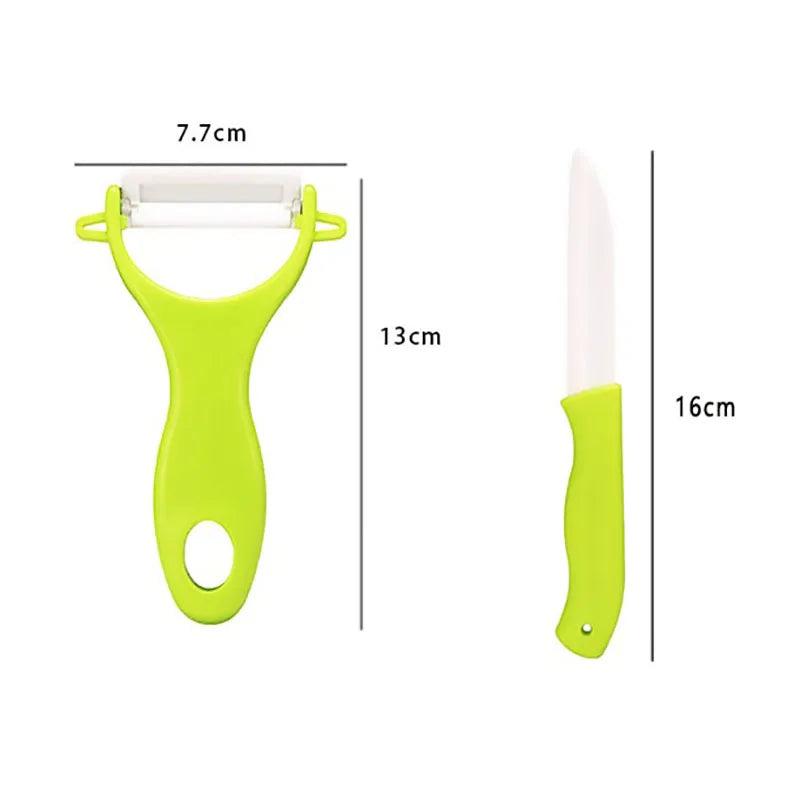 Ceramic Knives Household Kitchen Multi-Function Peeler Vegetable Fruit Knife Potato Slicer Speed Cutter Rustproof Kitchen Tools