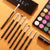 BEILI Professional 6/8pcs Classic Natural Eye Makeup Brushes Set Eyeshadow Eyebrow Blending Smokey Black Beauty Make up Brushes