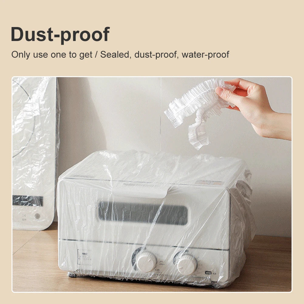 10PCS Multipurpose Covers Home Furniture Elastic Plastic Cover Dust-proof Disposable Food Cover Bag Hone Kitchen Dust Covers