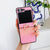 Luxury PU Leather Hone Case for Samsung Galaxy Z Flip 5 4 3 Flip5 Flip4 Flip3 5G Ring Holder Hard Shell Shockproof Cover