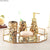 Ceramic bathroom set four-piece Gold tooth brush holder Soap Dispenser soap box bathroom decoration accessories Wedding gifts