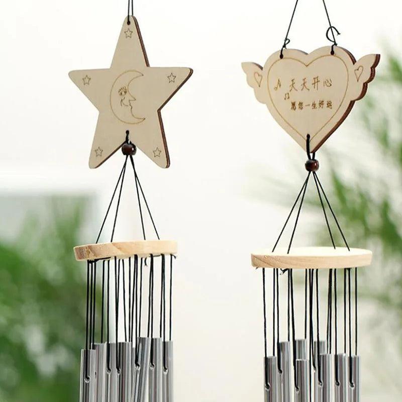 Antique Resonant 8 Tubes Wind Chime Bells Hanging Living Bed Home Decor Gift Car Outdoor Yard Garden Deco Wind Chimes - Twinsupliers